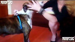 Horny Housewife Shocks the World with Dog-Fucking Frenzy